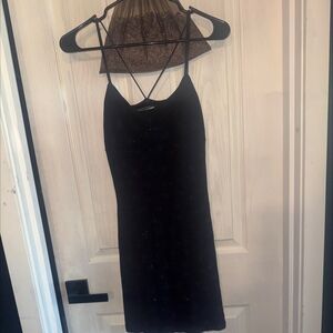 Black sparkling size M dress